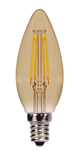 Light Bulb in Transparent Amber (230|S9986)