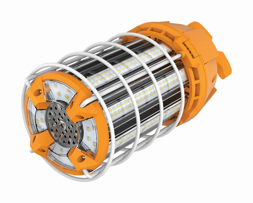 LED Hi-Bay Caged Lamp in Orange / White (230|S38975)