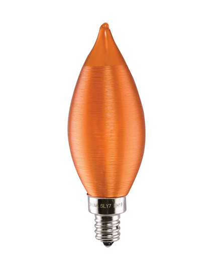 Light Bulb in Spun Amber (230|S11301)