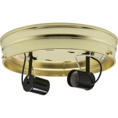 Two Light Ceiling Pan in Brass (230|90876)