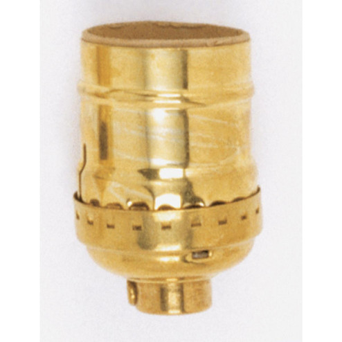 Socket in Polished Brass (230|90871)