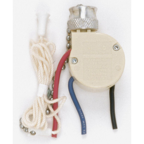 3-Way Ceiling Fan Switch in Nickel Plated (230|90689)