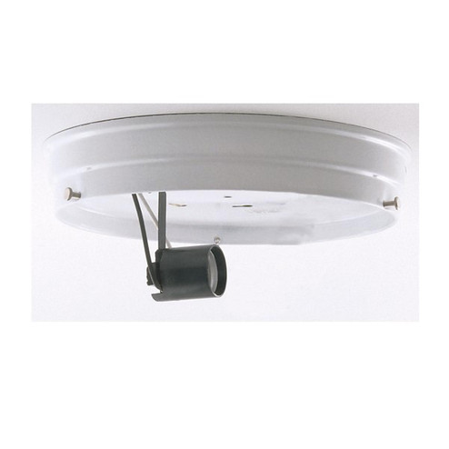 One Light Ceiling Pan in White (230|90686)