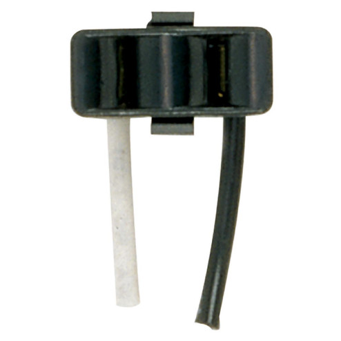 Wire Snap-In Convenience Outlet in Black (230|90545)