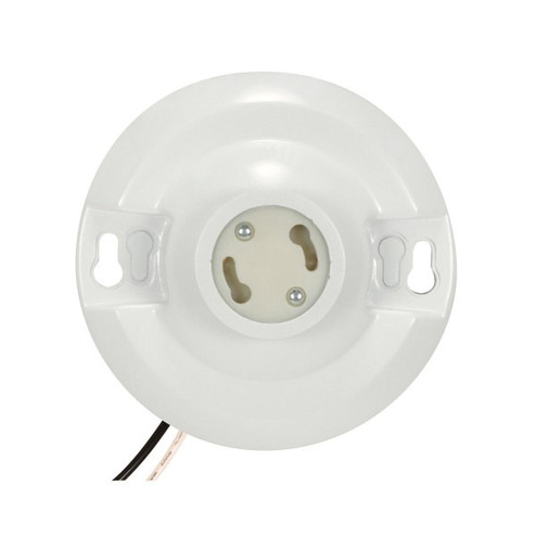 Phenolic Ceiling Receptacle in White (230|902469)