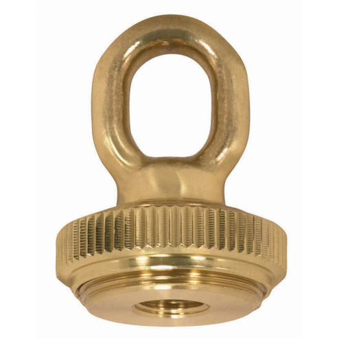 1/4 Ip Matching Screw Collar Loop With Ring in Polished / Lacquered (230|902299)