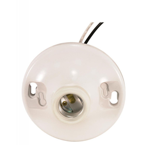 On-Off Pull Chain Ceiling Receptacle in White (230|901503)