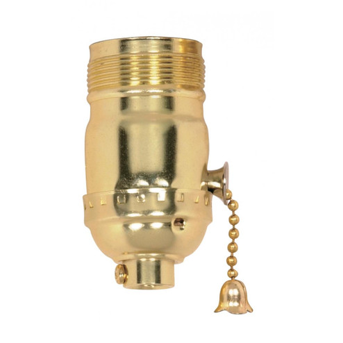 On-Off Pull Chain Socket in Brite Gilt (230|901409)