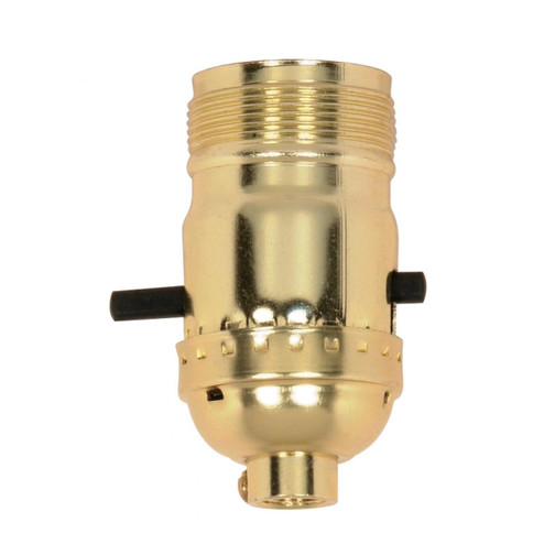 On-Off Push Thru Socket in Brite Gilt (230|901408)