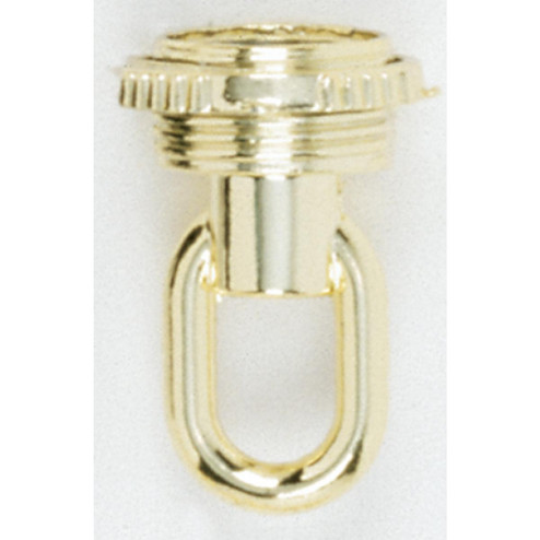 Screw Collar Loop With Ring in Brass Plated (230|901164)