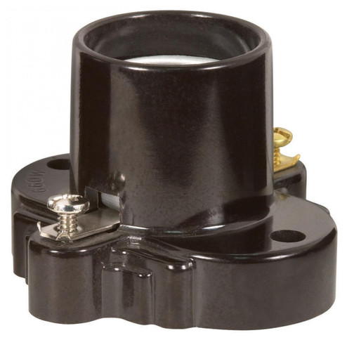 Receptacle Wih Mounting Holes in Brown (230|901113)