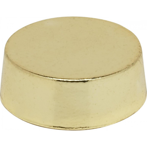 1'' Plain Knob in Polished Brass (230|901050)