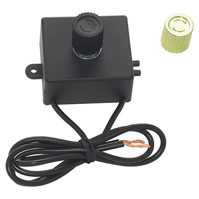 Turn-knob LED Dimmer in Black (230|802705)