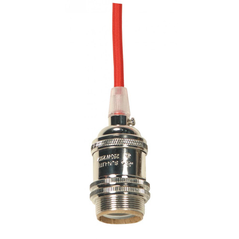 Lampholder in Polished Nickel / Glass (230|802379)