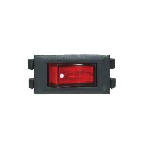 Phenolic Rocker Switch W/Dot in Black (230|801819)