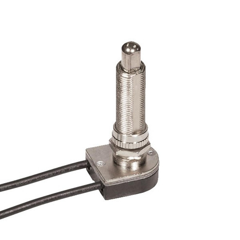 On-Off Metal Push Switch in Nickel Plated (230|801410)