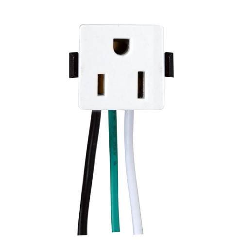 Snap-In Convenience Outlet in White (230|801408)