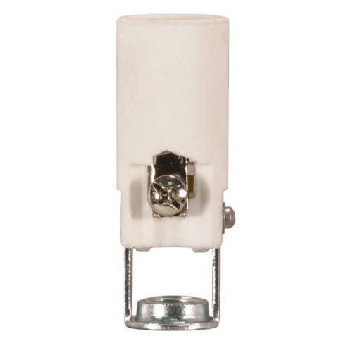 Candelabra - Porcelain Sockets W/Paper Liner in White (230|801091)