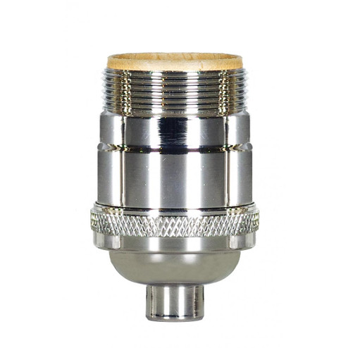 Short Keyless Socket in Polished Nickel (230|801057)
