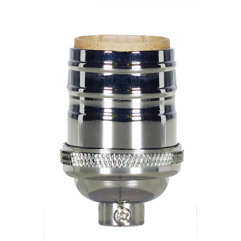 Short Keyless Socket in Polished Nickel (230|801055)