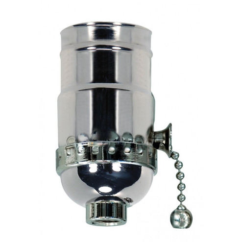 On-Off Pull Chain Socket in Polished Nickel (230|801027)