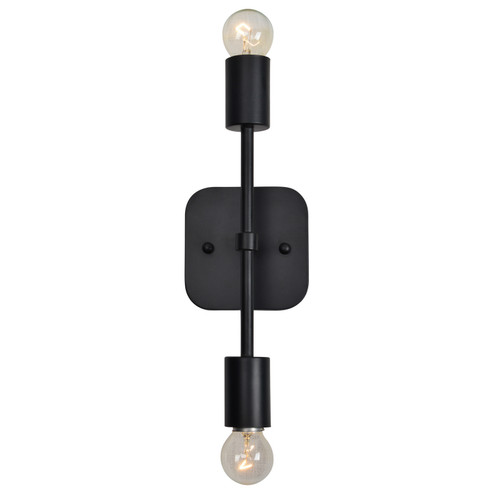 Albany Two Light Wall Sconce in Black (443|WS008)