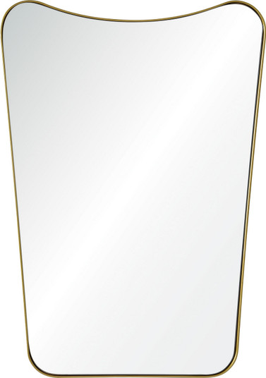 Tufa Mirror in Gold Powder Coated (443|MT1697)