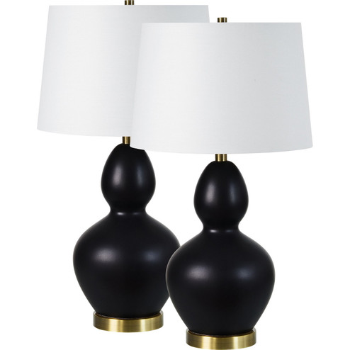 Kamilia Table Lamp- Set in Matte Black (443|LPT1239SET2)