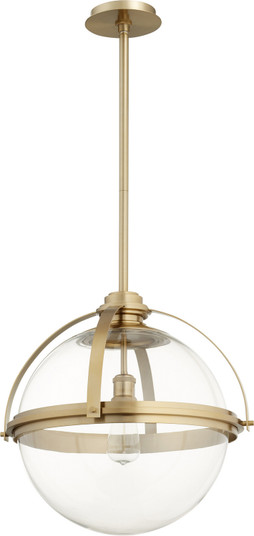 Meridian Globe Pendants One Light Pendant in Aged Brass (19|882080)