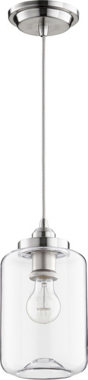 Clear Filament Pendants One Light Pendant in Satin Nickel (19|84665)