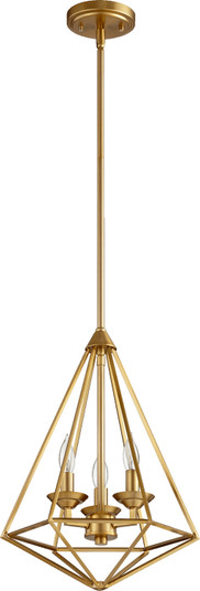 Bennett Three Light Pendant in Aged Brass (19|8311380)