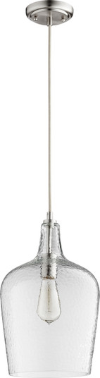 One Light Pendant in Satin Nickel (19|804365)