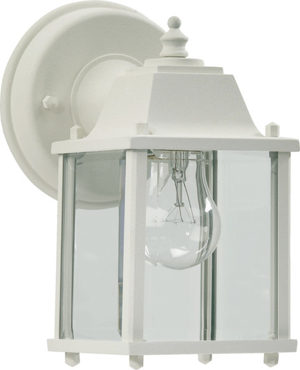 Aluminum Box Lanterns One Light Wall Mount in White (19|7806) Aluminum Box Lanterns One Light Wall Mount in White (19|7806)
