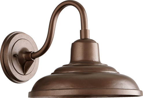 Extended Hood Lanterns One Light Wall Mount in Oiled Bronze (19|77086)
