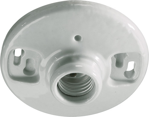 Keyless One Light Ceiling Mount in White (19|7222)