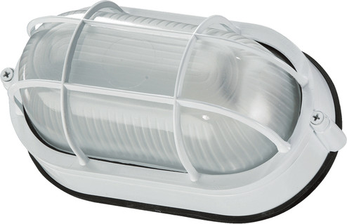 Bulkhead Fixtures One Light Ceiling Mount in White (19|68096)
