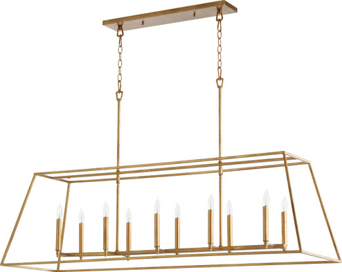 Gabriel Ten Light Pendant in Gold Leaf (19|6541074)