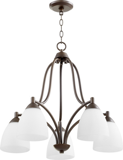 Barkley Five Light Chandelier in Oiled Bronze (19|6369586)