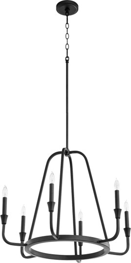 Marquee Six Light Chandelier in Textured Black (19|6314669)