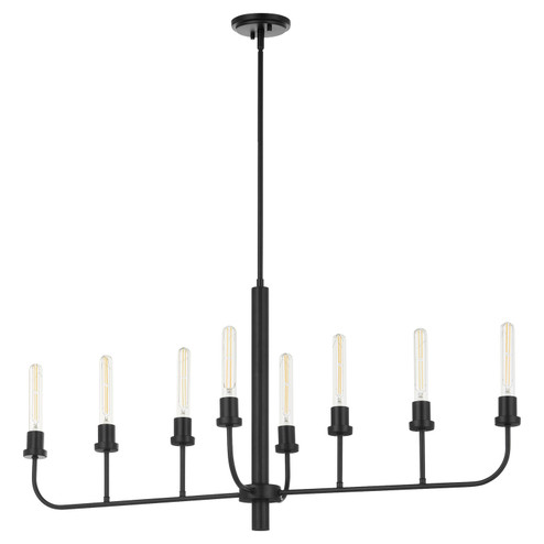 Sheridan Eight Light Linear Chandelier in Matte Black (19|622859)