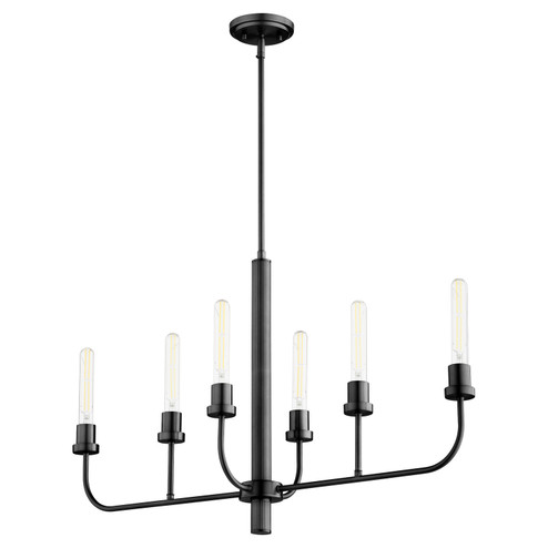 Sheridan Six Light Chandelier in Matte Black (19|622659)