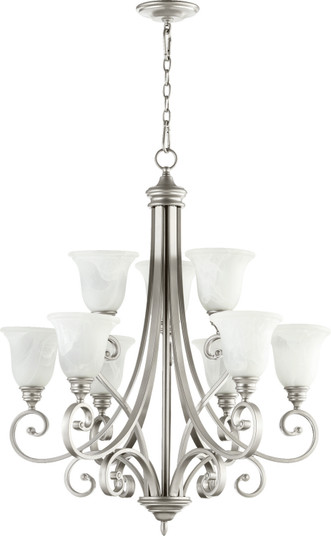 Bryant Nine Light Chandelier in Classic Nickel (19|6154964)