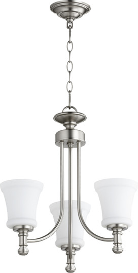 Rossington Three Light Chandelier in Satin Nickel (19|6122365)