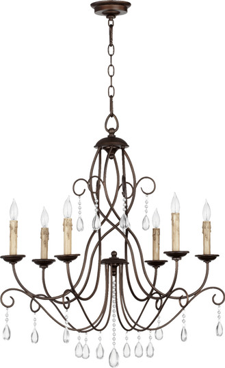 Cilia Six Light Chandelier in Oiled Bronze (19|6116686)