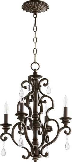 San Miguel Four Light Chandelier in Vintage Copper (19|6073439)