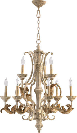 Florence Nine Light Chandelier in Persian White (19|6037970)