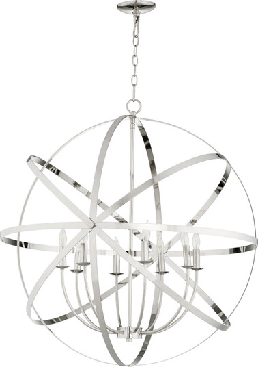 Celeste Eight Light Chandelier in Polished Nickel (19|6009862)