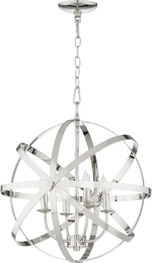 Celeste Four Light Chandelier in Polished Nickel (19|6009462)