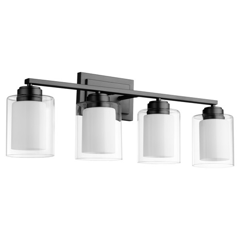 Cameron Four Light Vanity in Matte Black (19|582459)