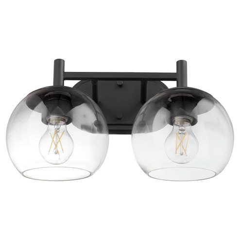 Lyon Two Light Vanity in Matte Black (19|578259)